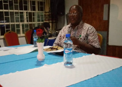 Dr. Henry Chakava, renowned Publisher at East African Educational Publishers, the guest of honor