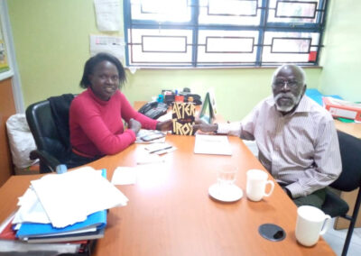 Prof. Taban Lo Liyong visits Longhorn Publishing Company in Kenya